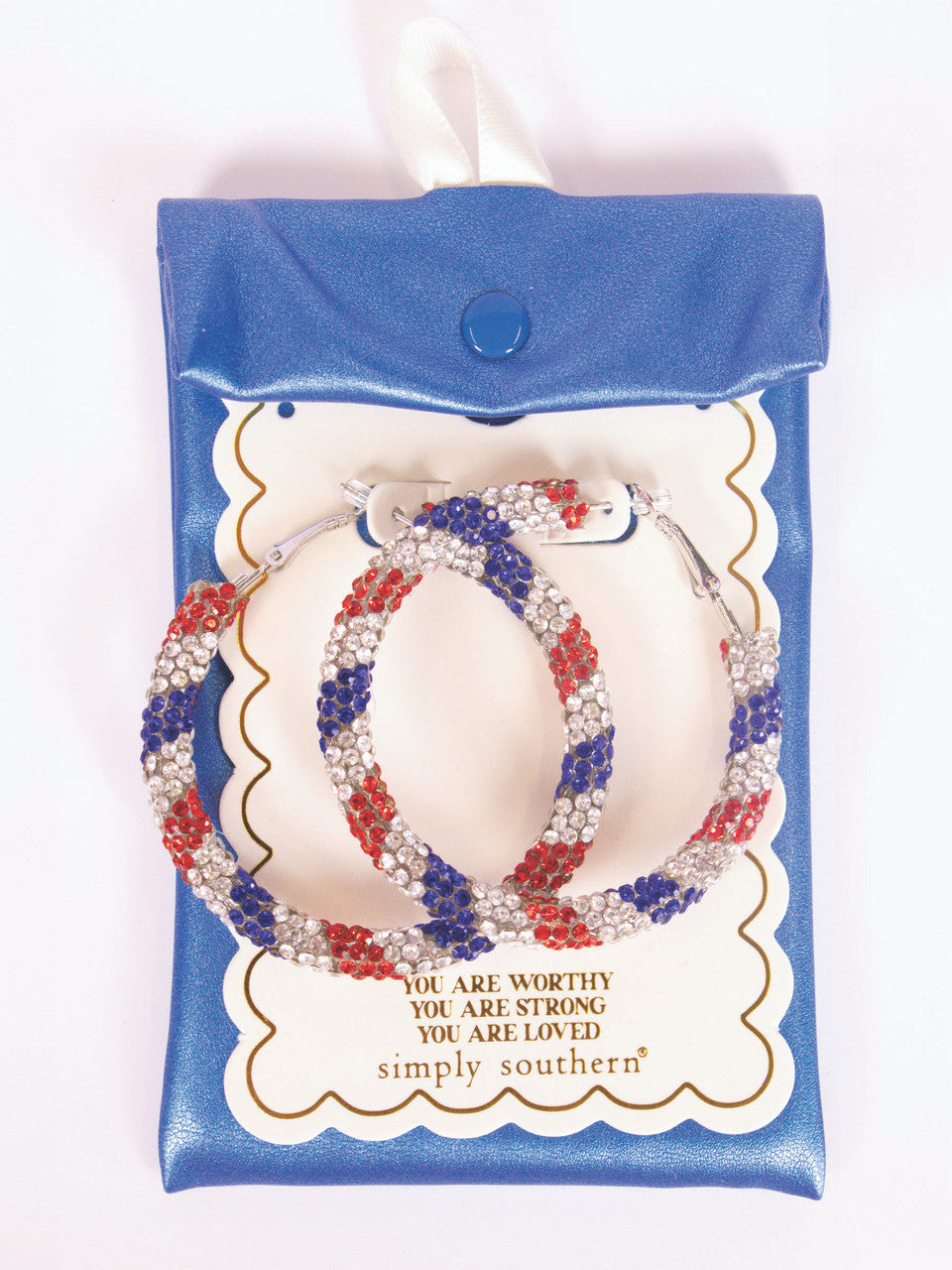 Simply Southern Freedom USA Earrings - Lace and Grace Boutique