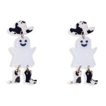 Western Glitter Ghost Drop Earrings - Lace and Grace Boutique