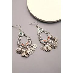 Boho Chandelier Drop Earrings - Silver - Lace and Grace Boutique