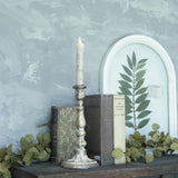 Aged Taper Candlestick 9.5" - Lace and Grace Boutique