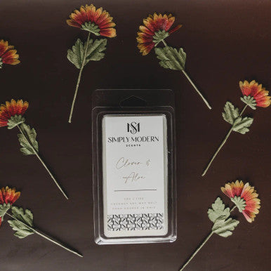 Simply Modern Soy Wax Melt - Clover & Aloe - Lace and Grace Boutique