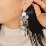 Waterfall Drop Earrings - Silver - Lace and Grace Boutique