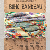 Natural Life Boho Bandeau - Mandala Patchwork Cream - Lace and Grace Boutique