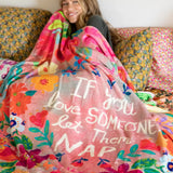 Natural Life Double-Sided Cozy Throw Blanket - Let Them Nap - Lace and Grace Boutique