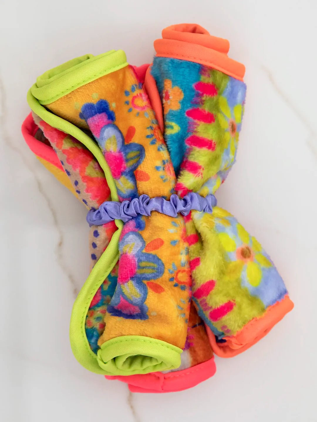 Makeup Removing Cloths & Scrunchie Set by Natural Life - Multi - Lace and Grace Boutique
