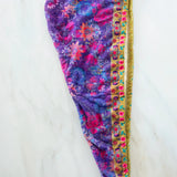 Natural Life Microfiber Hair Towel Wrap - Dark Floral Garden - Lace and Grace Boutique