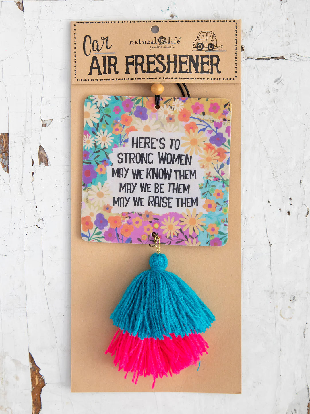 Natural Life Car Air Freshener - Strong Women - Lace and Grace Boutique