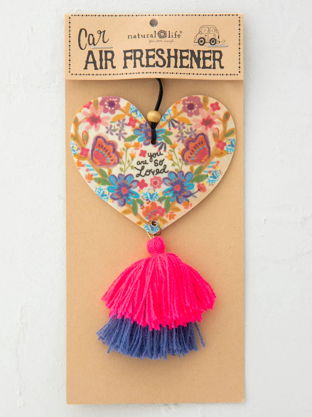 Natural Life Car Air Freshener - You Are So Loved - Lace and Grace Boutique