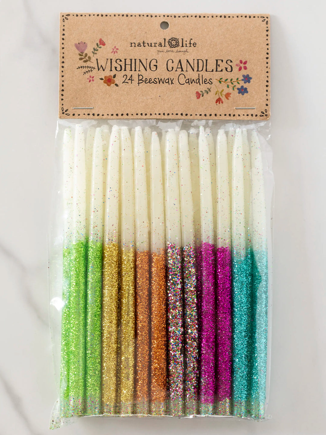 Natural Life Wishing Candles Rainbow - Lace and Grace Boutique