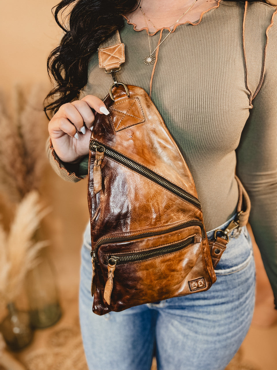 Bedstu Andie Sling Bag - Cafe Latte TD - Lace and Grace Boutique