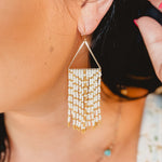 Beside Me Tassel Earrings - Mustard - Lace and Grace Boutique