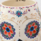 Natural Life Folk Skull Mug - Lace and Grace Boutique