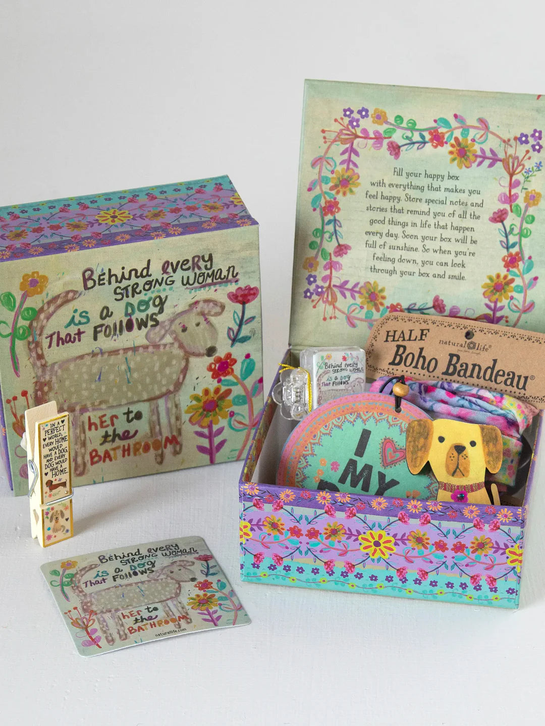 Natural Life Happy Box Gift Set - Behind Every Strong Woman - Lace and Grace Boutique