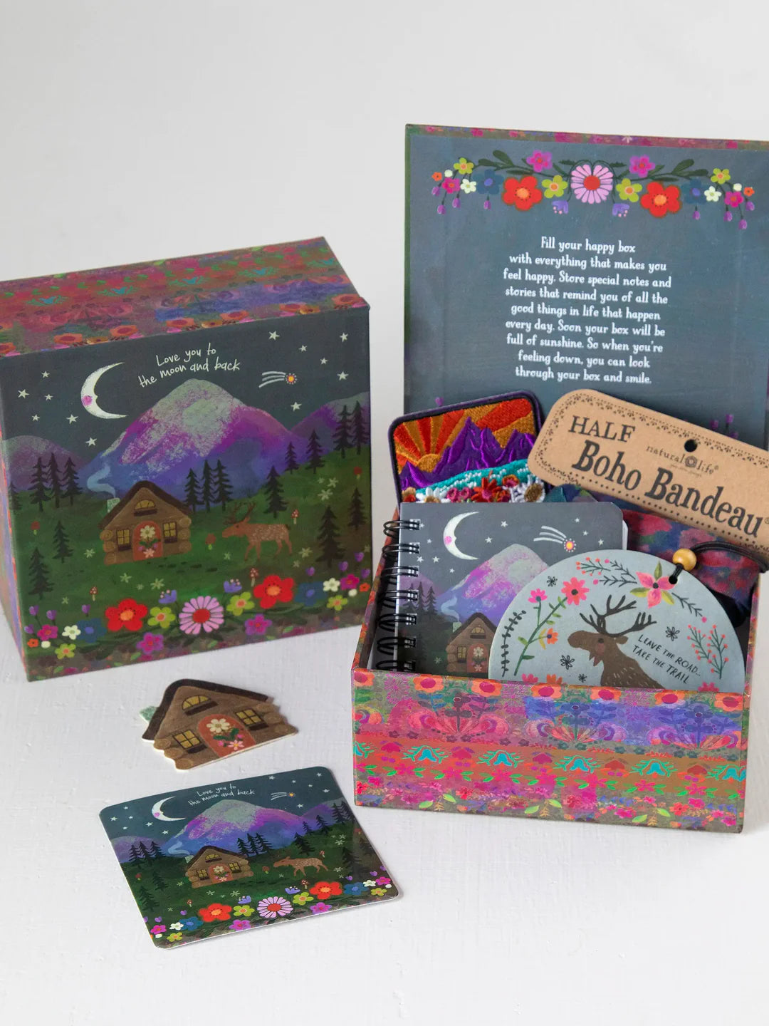 Natural Life Happy Gift Box Set - Love You To The Moon - Lace and Grace Boutique