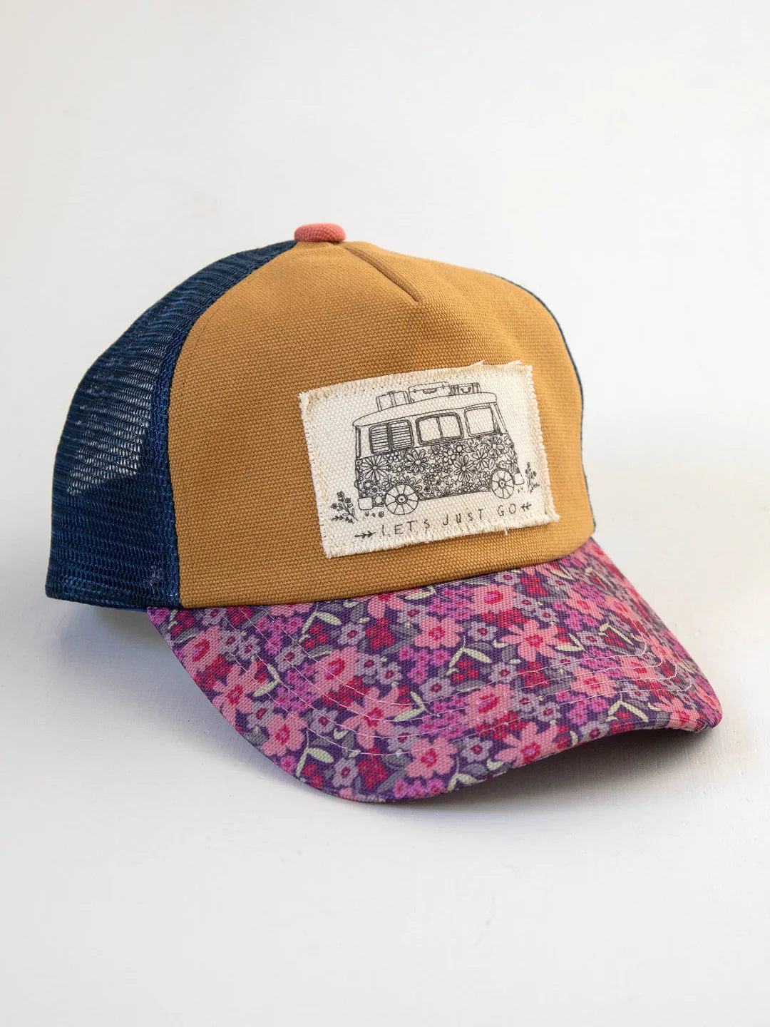 Natural Life Canvas Trucker Hat - Lets Just Go - Lace and Grace Boutique