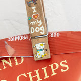 Happy Bag Clips by Natural Life - Heart My Dog - Lace and Grace Boutique