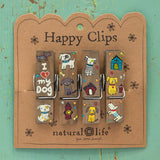Happy Bag Clips by Natural Life - Heart My Dog - Lace and Grace Boutique