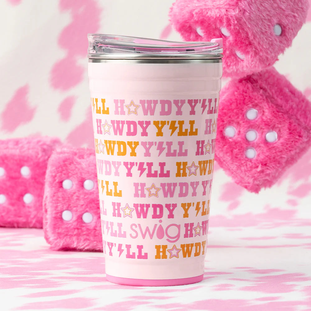Swig Howdy Y'all Party Cup - 24oz. - Lace and Grace Boutique