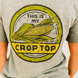 This Is My Crop Top Graphic Tee - Gray - Lace and Grace Boutique