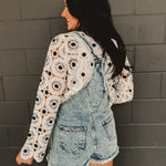 Raw Hem Denim Overalls - Medium Wash - Lace and Grace Boutique