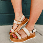 Bedstu Vice Platform Sandal - Nectar Lux Tan Rustic - Lace and Grace Boutique
