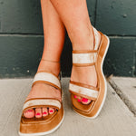 Bedstu Vice Platform Sandal - Nectar Lux Tan Rustic - Lace and Grace Boutique