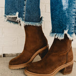 The Megan Chelsea Boot - Coffee - Lace and Grace Boutique