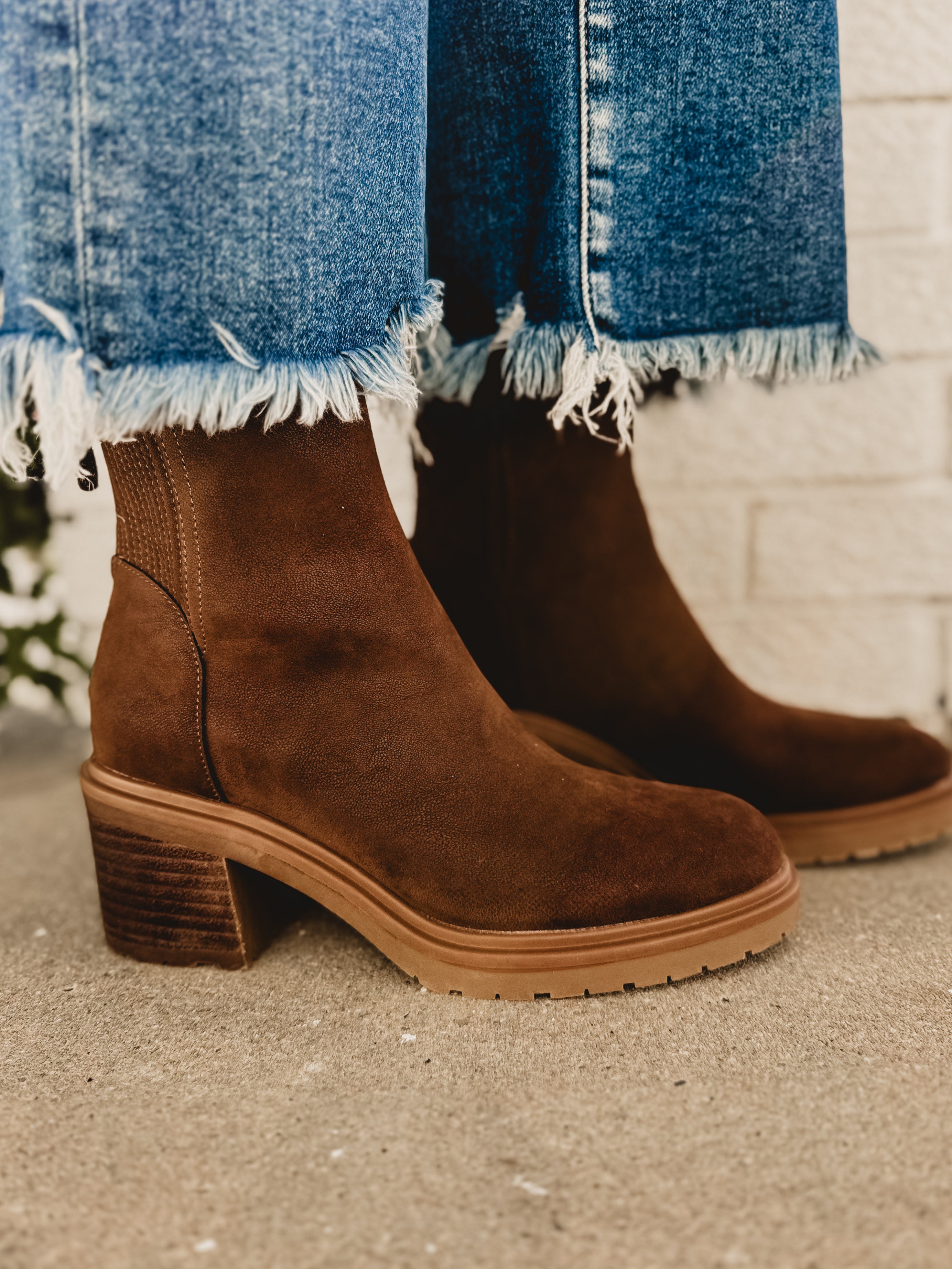 The Megan Chelsea Boot - Coffee - Lace and Grace Boutique