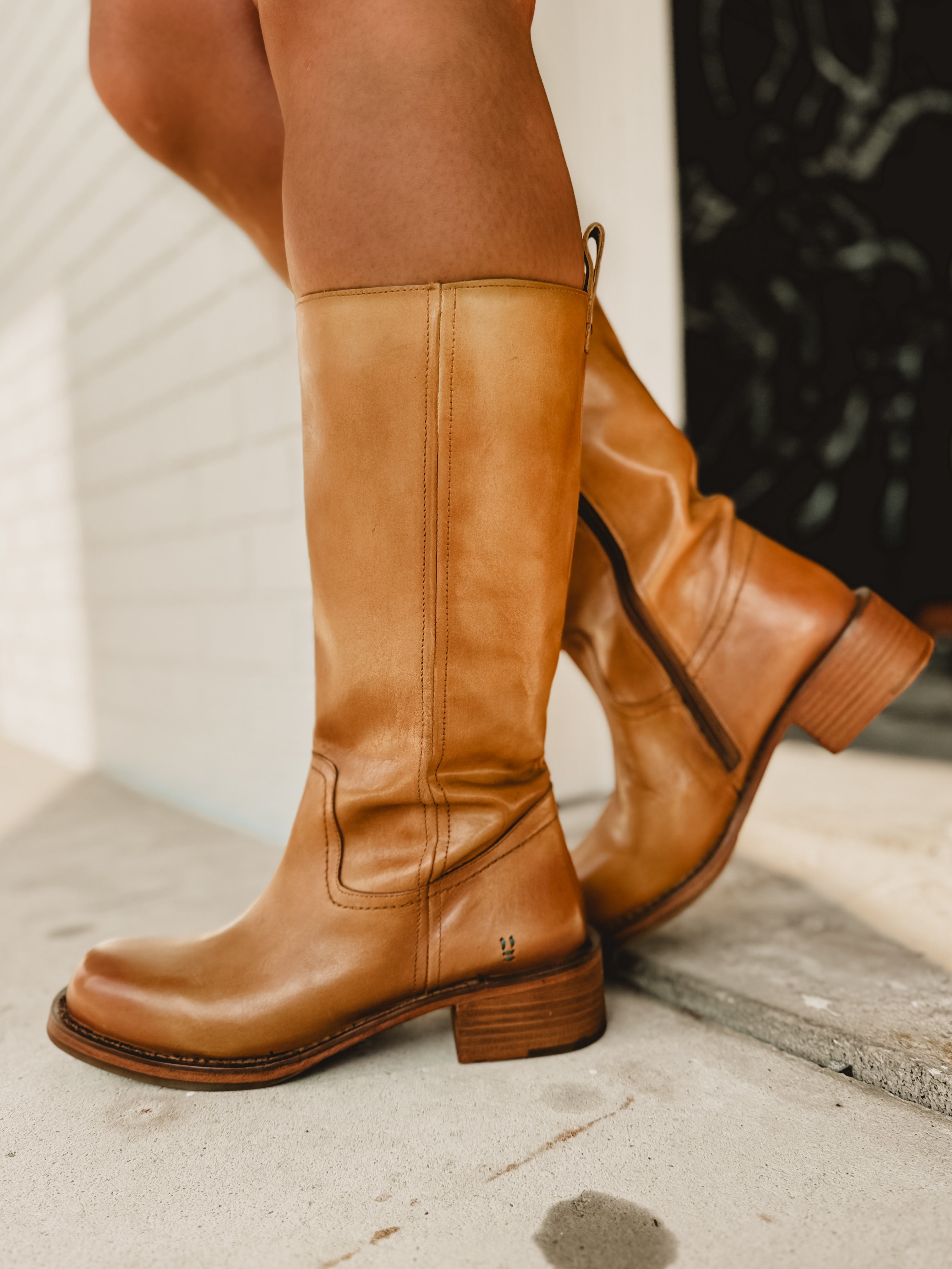 Roan by Bedstu Froe Boot - Banana Tan Distressed - Lace and Grace Boutique
