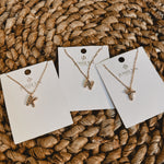 Balloon Bubble Personalized Initial Necklace - Gold - Lace and Grace Boutique