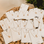 Balloon Bubble Personalized Initial Necklace - Gold - Lace and Grace Boutique