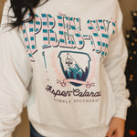Simply Southern Apres-Ski Crewneck Sweatshirt - White - Lace and Grace Boutique