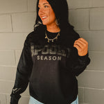Spooky Season Puff Crewneck Sweatshirt - Black - Lace and Grace Boutique