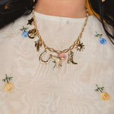 Western Chain Charm Necklace - Lace and Grace Boutique