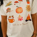 Fall Is In The Air Graphic Tee - Cream - Lace and Grace Boutique