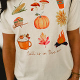 Fall Is In The Air Graphic Tee - Cream - Lace and Grace Boutique
