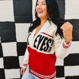 Ohio State Buckeyes 1870 Cardigan - Red Multi - Lace and Grace Boutique