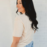 There is Liberty Graphic Tee - Oatmeal - Lace and Grace Boutique