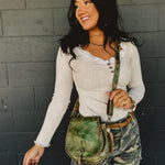 Bedstu Half Moon Crossbody - Forest - Lace and Grace Boutique