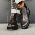 Bedstu Novel II Chelsea Boot - Black Lux Tan Rustic - Lace and Grace Boutique