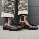 Bedstu Novel II Chelsea Boot - Black Lux Tan Rustic - Lace and Grace Boutique