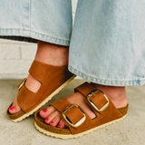 Birkenstock Arizona Big Buckle Sandal - Cognac - Lace and Grace Boutique