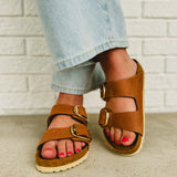 Birkenstock Arizona Big Buckle Sandal - Cognac - Lace and Grace Boutique