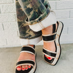 Bedstu Vice Platform Sandal - Black Rustic Nectar Lux - Lace and Grace Boutique