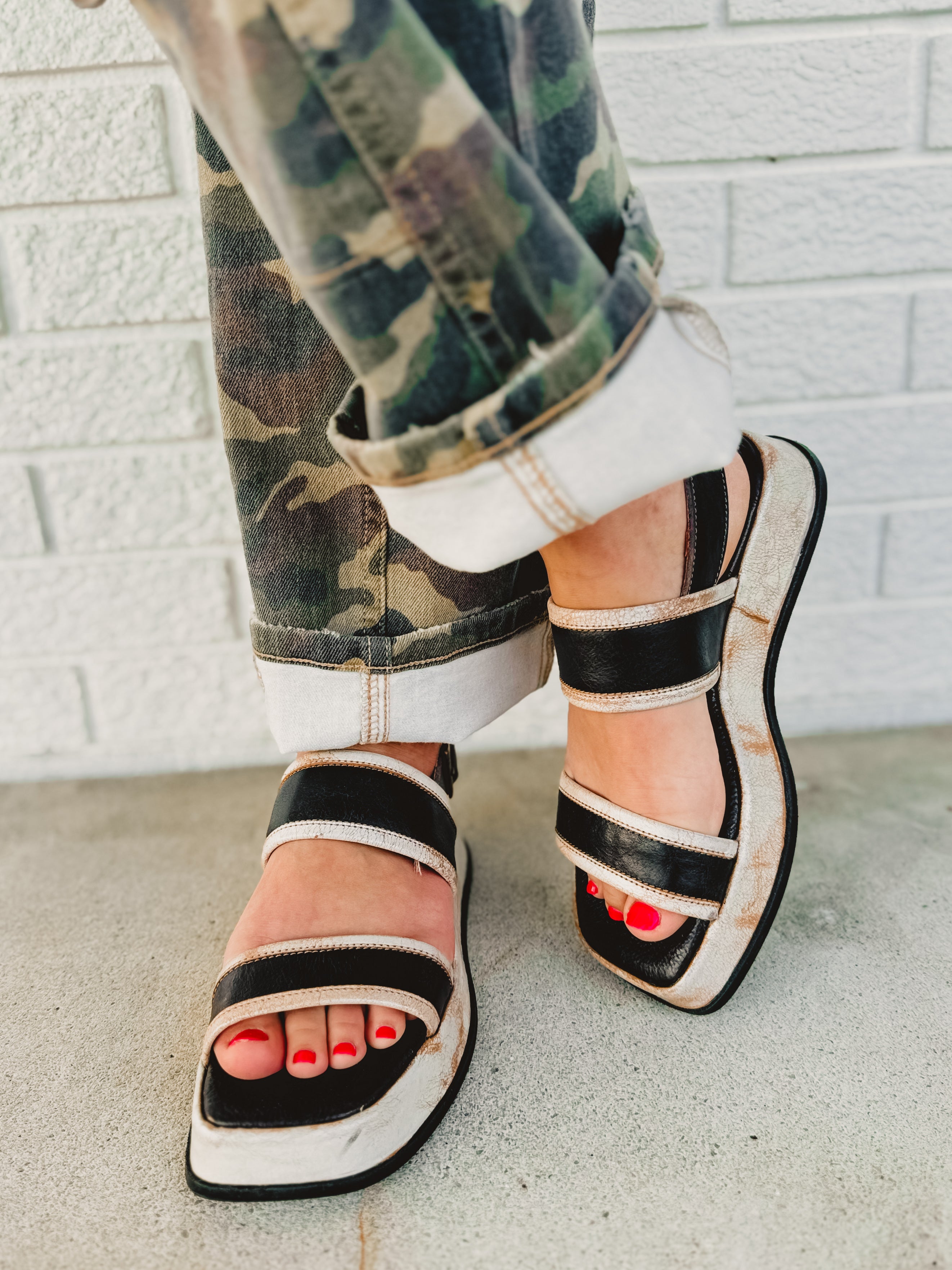 Bedstu Vice Platform Sandal - Black Rustic Nectar Lux - Lace and Grace Boutique
