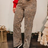 Hidden High Rise Logan Dad Jean - Tiger