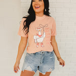 You Just Yeed Your Last Yaw Goose Tee - Peachy - Lace and Grace Boutique