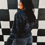 Game Dey Camo Sweatshirt - Black - Lace and Grace Boutique