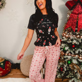 What's Crackin Mineral Washed Nutcracker Graphic Tee - Black