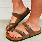 Birkenstock Mayari Birkibuc Sandal - Mocha - Lace and Grace Boutique